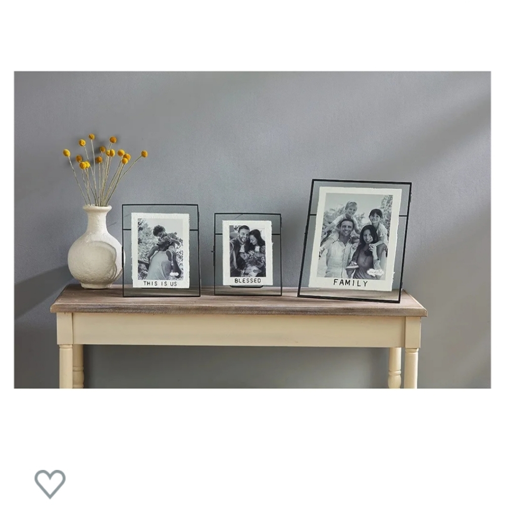 Mud Pie glass picture frame "blessed" - Picture 3 of 5